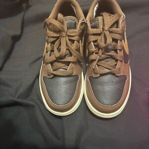Nike Kids Sneakers Brown and Black